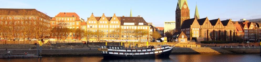 Altes Segelboot in Bremen