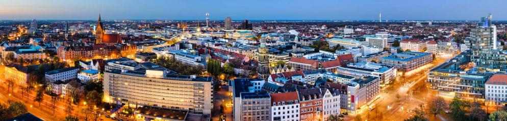 Blick auf Hannover