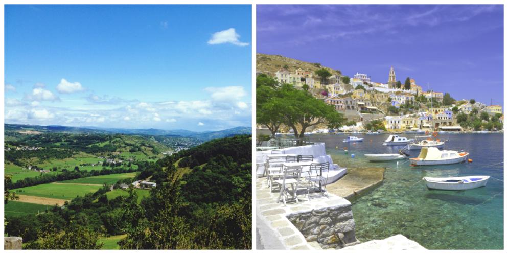 Vergleich: Rhodez Rhodos