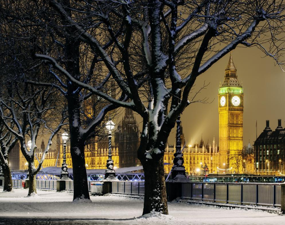 Großbritannien: London - Winter