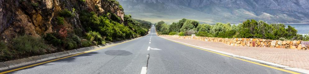 Südafrika: Einsame Straße - Emotion