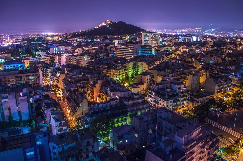 Griechenland: Athen bei Nacht