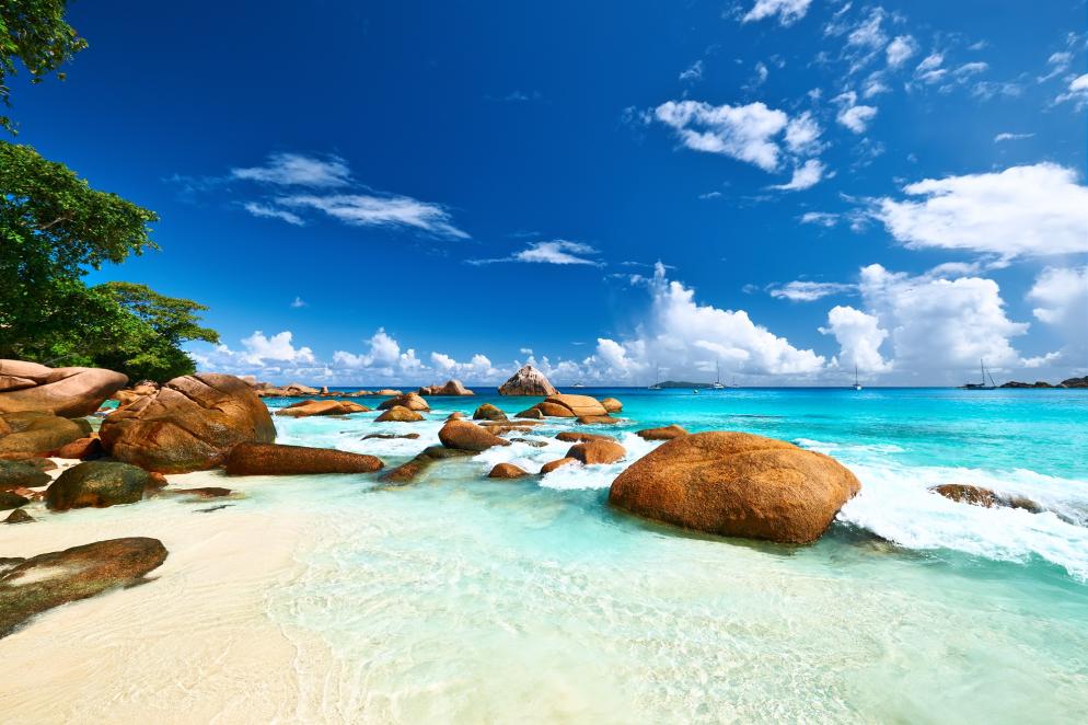 Seychellen: Anse Lazio - Strand