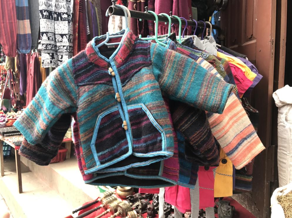 Nepal: Kathmandu - Klamotten