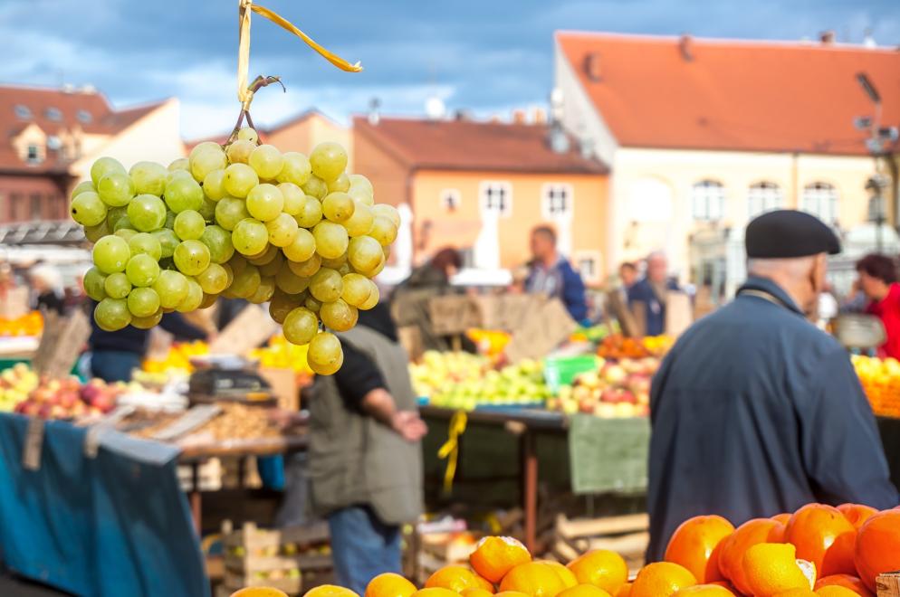 Kroatien: Zagreb - Markt