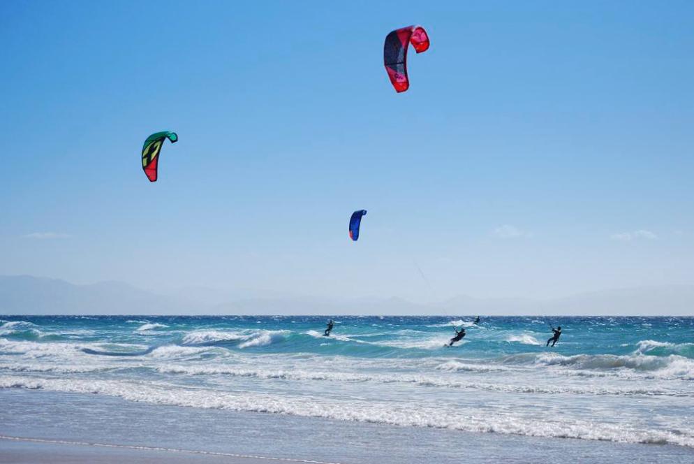 Spanien: Tarifa - Kitesurfen