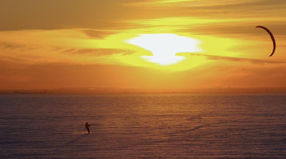 Deutschland: Ostsee - Kitesurfen