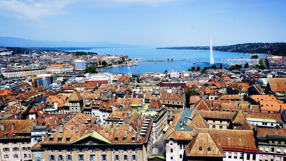 Schweiz: Genf - Genfer See