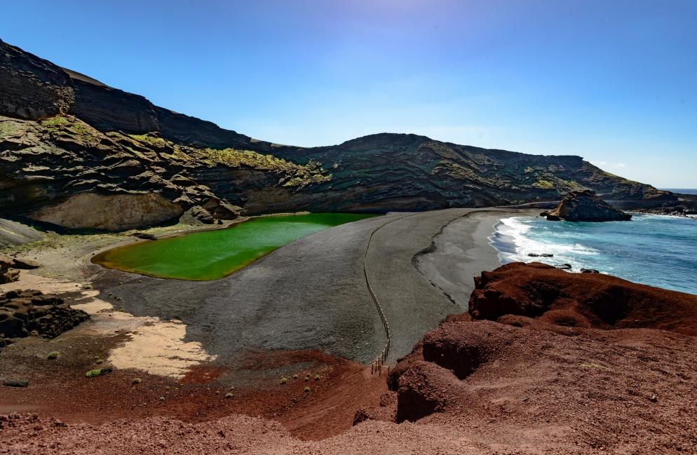 Spanien: Kanaren - Lanzarote - El Golfo