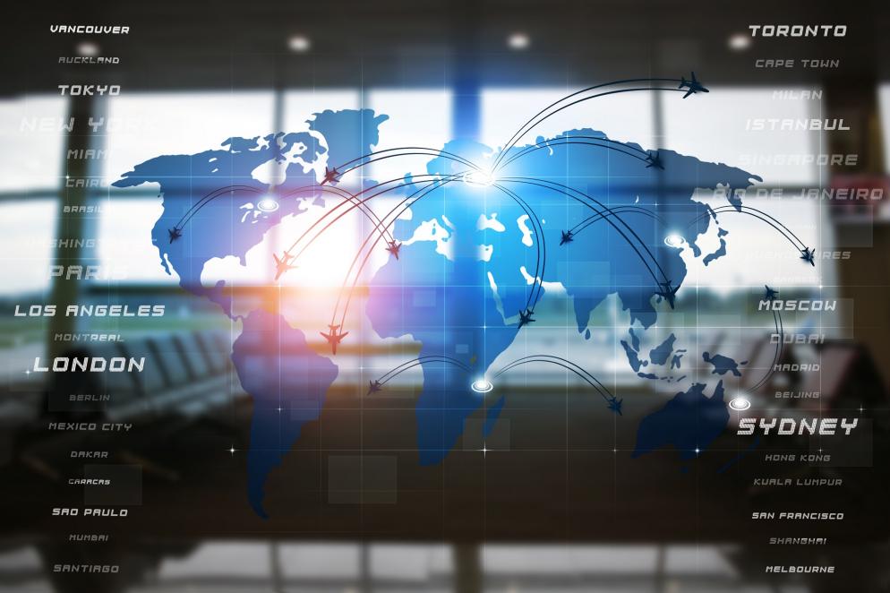 Tipps Billigfluege: Abflugradius - Karte - Flughäfen