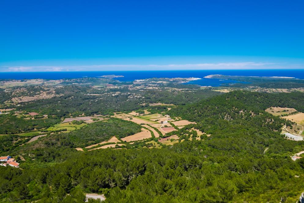 Spanien Menorca Monte Toro Aussicht