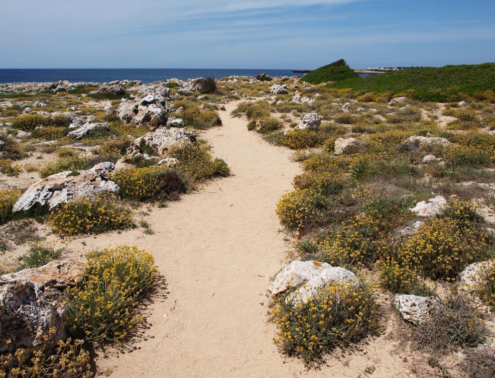 Spanien Menorca Wanderweg