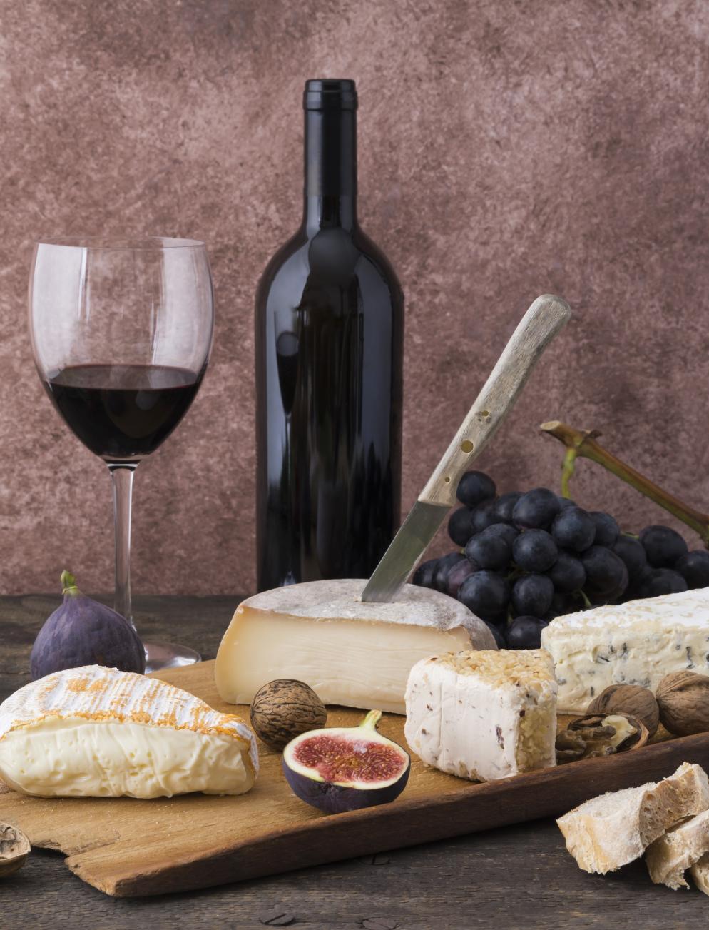 Frankreich: Essen Käse Wein