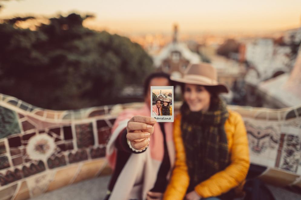 Spanien: Barcelona Fauen Foto
