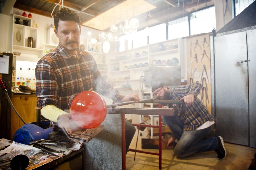 Mallorca bei Regen: Glasbläser