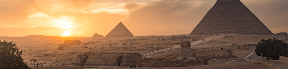 Ägypten: Sphinx - Pyramiden - panorama (png)