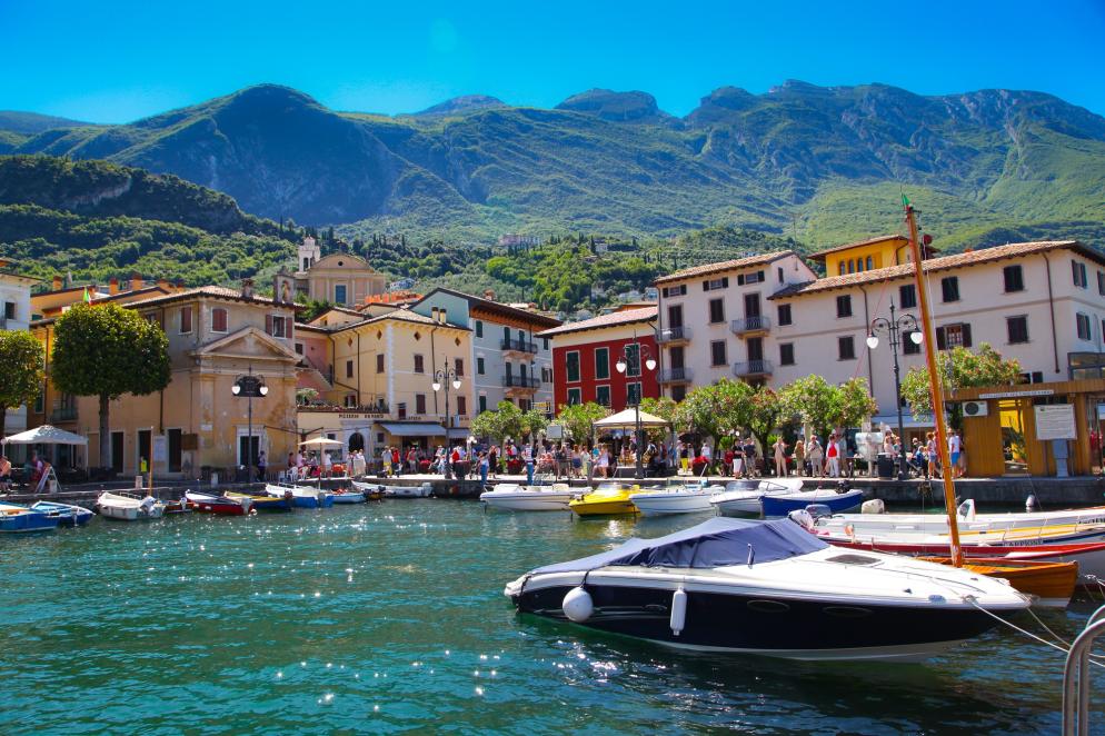 Italien: Malcesine - Gardasee - See - Hafen