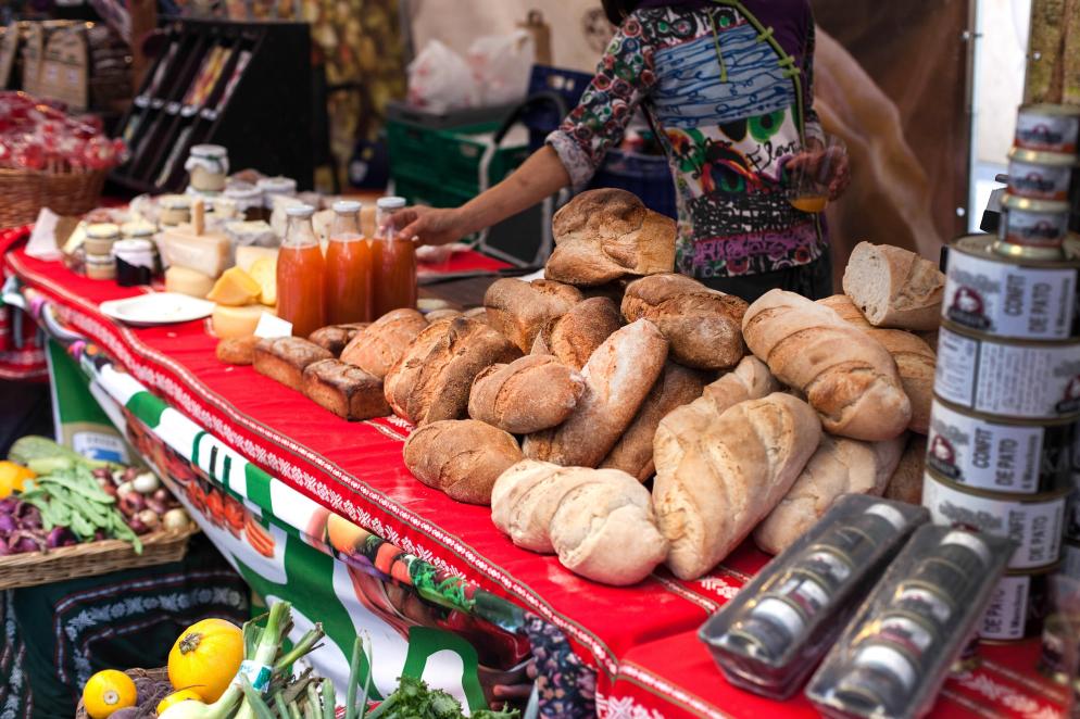 Markt Brot Lebensmittel Obst