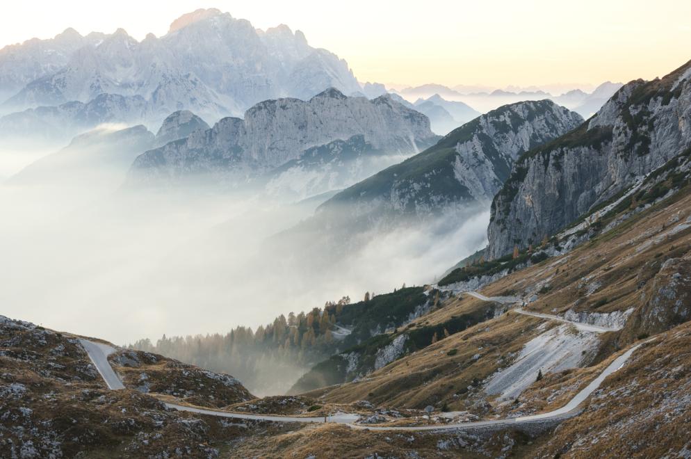Mangartsattel Berg Mangart (Julischen Alpen)