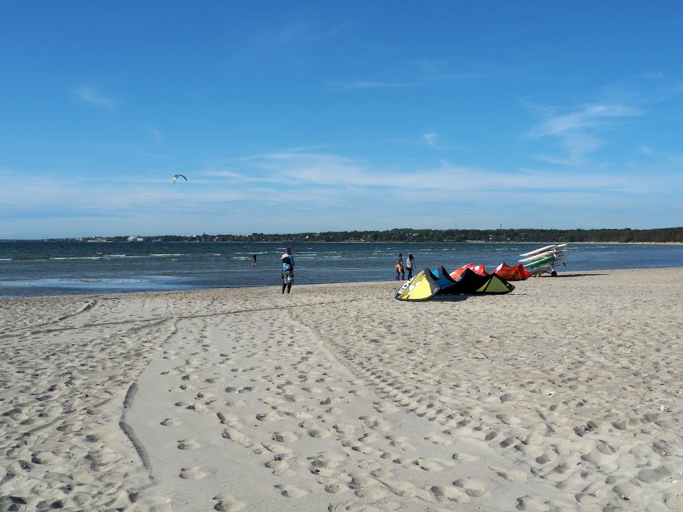 Ostsee, Strand, Kitesurfen Tallinn