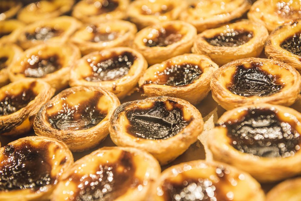 Frühstück, Portugal, Gebäck, Pasteis de Nata