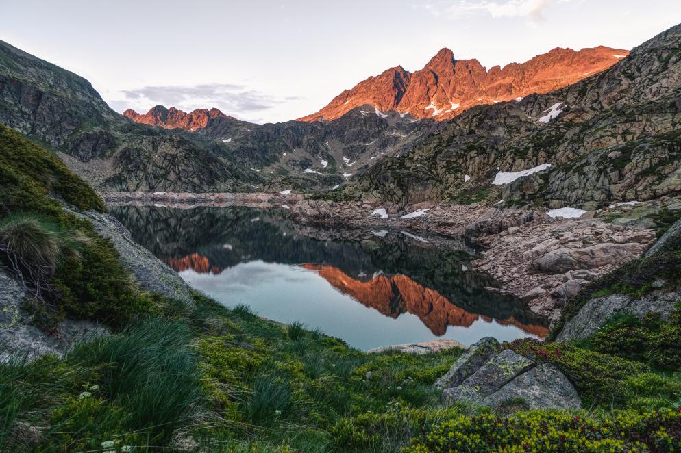 Berge, See, Felsen, Bergsee Andorra