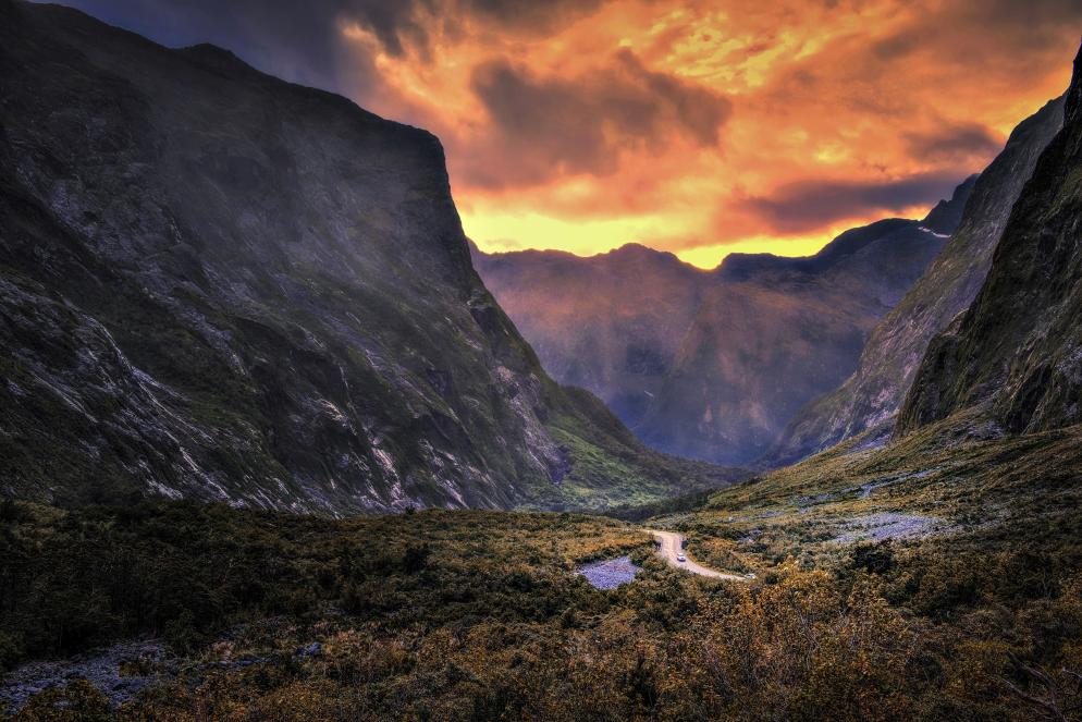 Milford Road Neuseeland