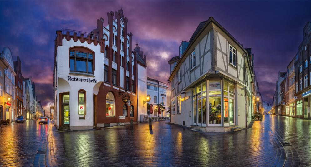 Stadt, Häuser Wismar