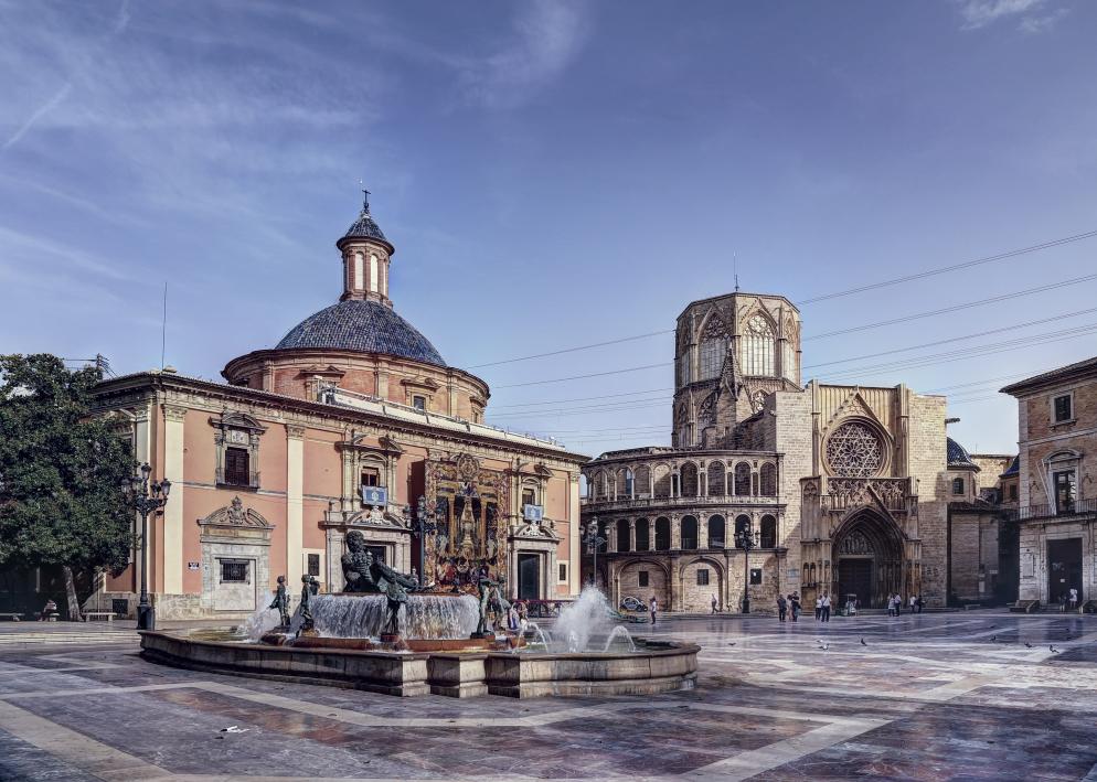 Plaza de la Virgen Valencia