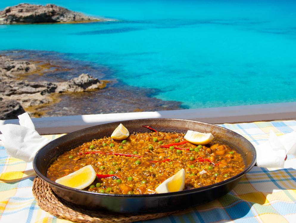 Paella, Meer, Essen