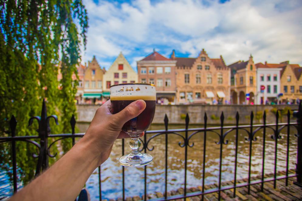 Brügge Bier, Baum, Gracht Brügge