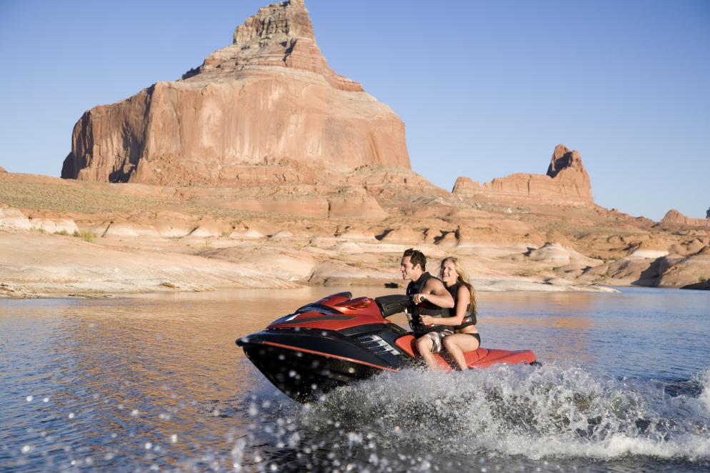 Jetski, Meer, Paar